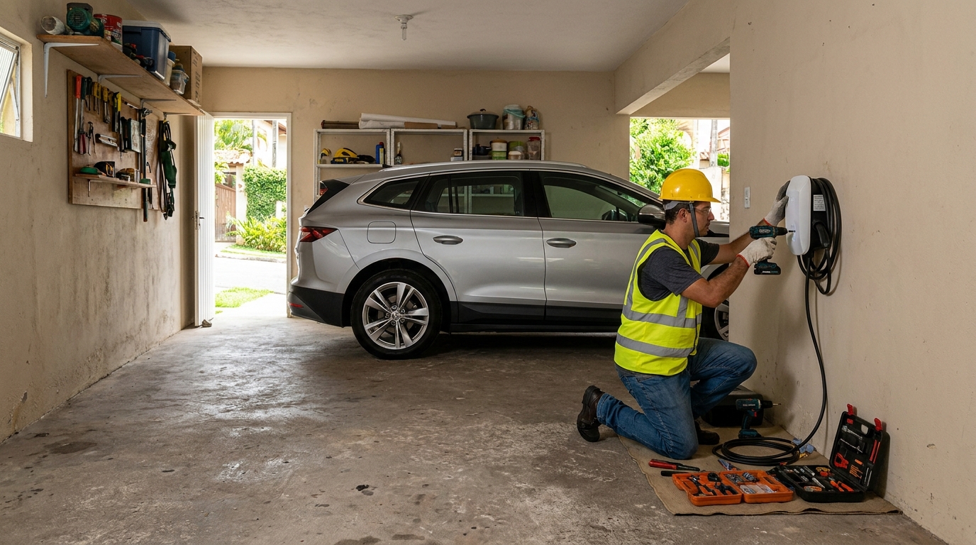 Instalação em garagem ou condomínio em Limeira‑SP
